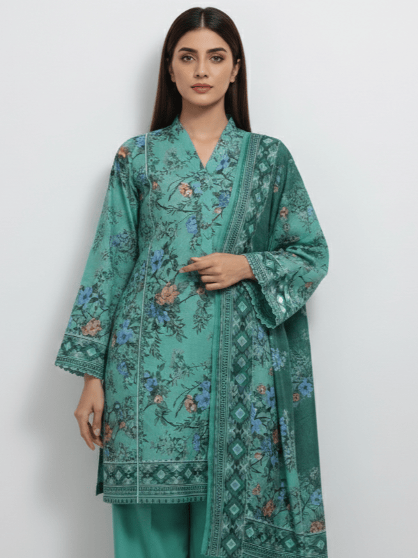 3 Piece - Printed Lawn Suit