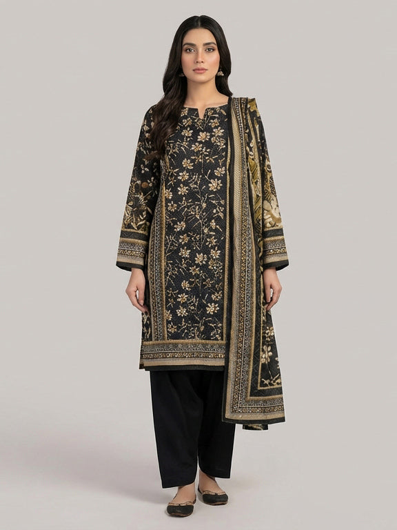 3 Piece - Printed Lawn Suit