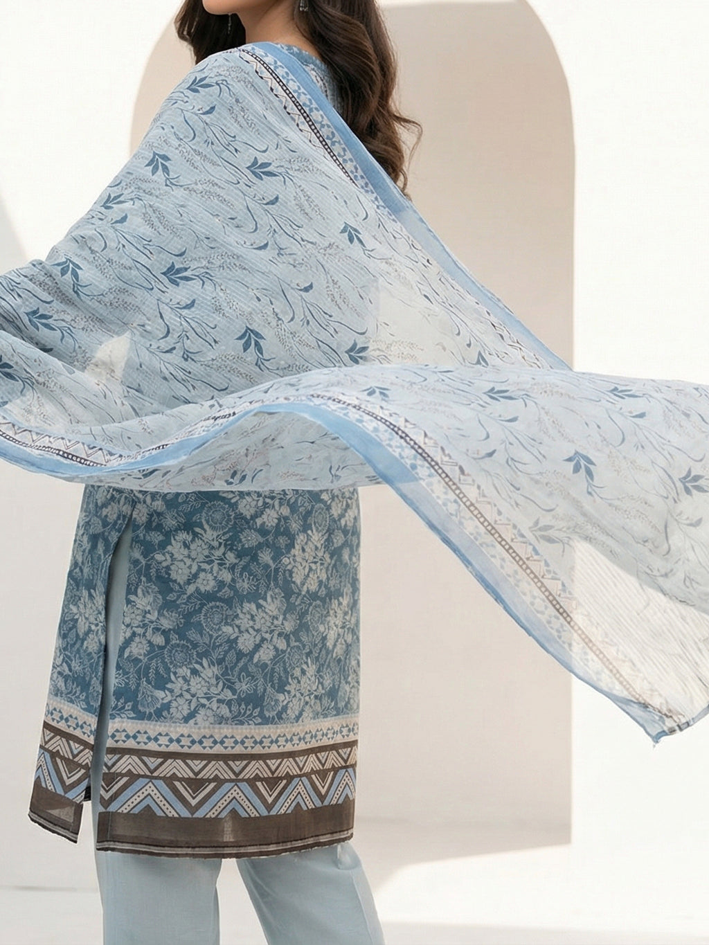 3 Piece - Printed Lawn Suit
