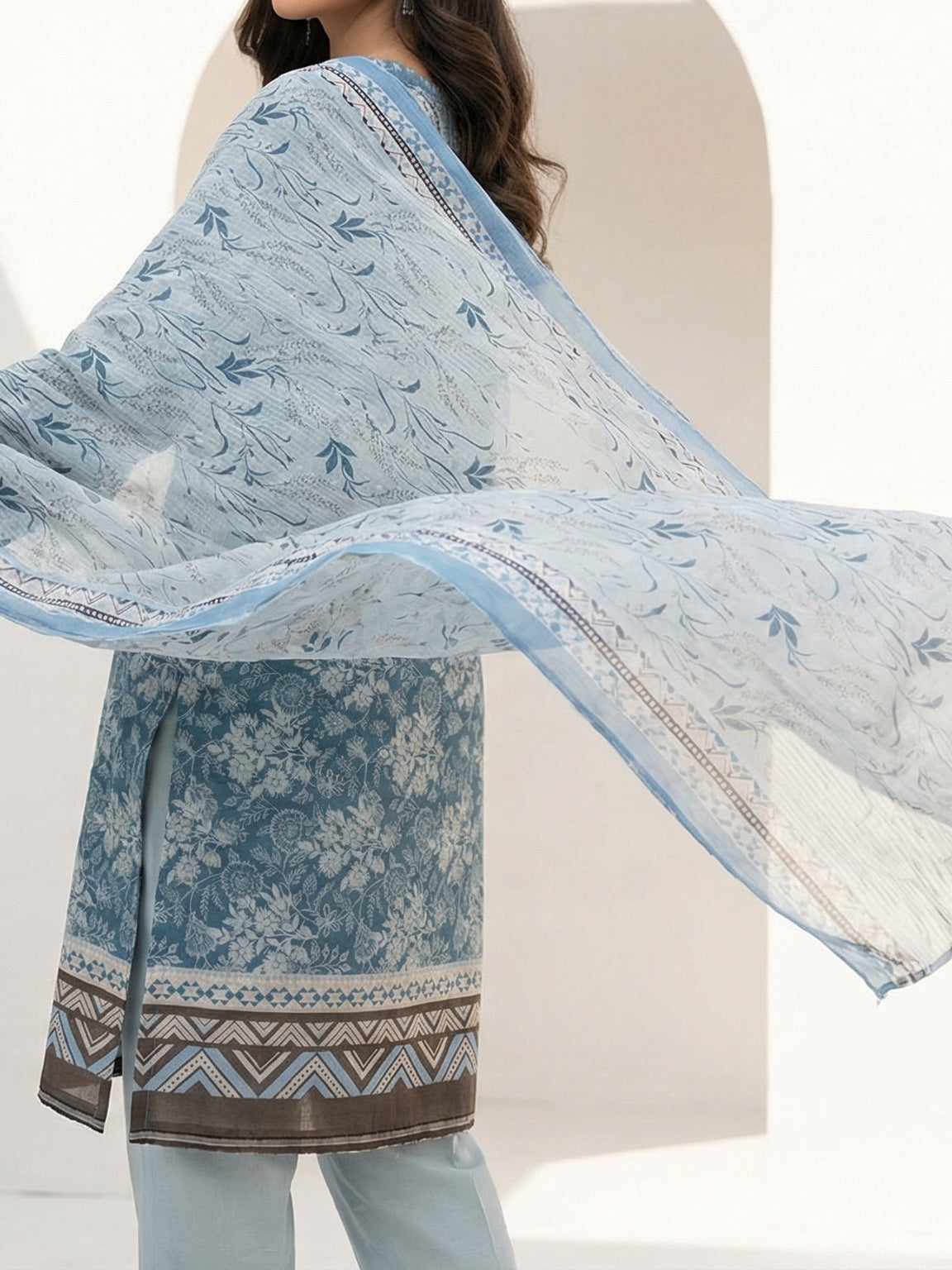 3 Piece - Printed Lawn Suit