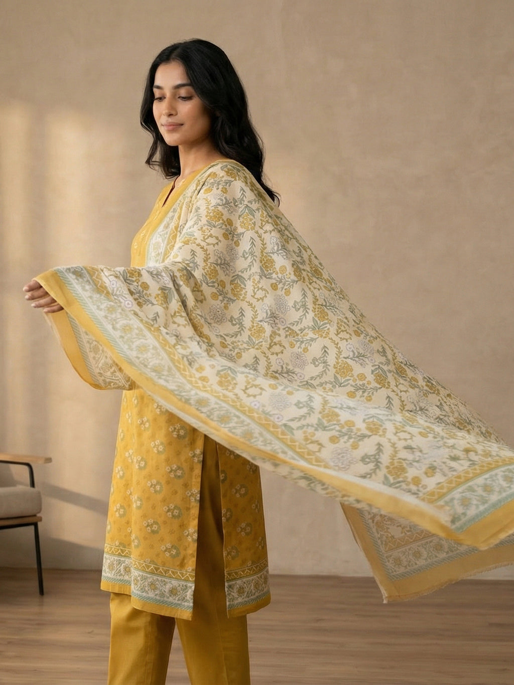 3 Piece - Printed Lawn Suit