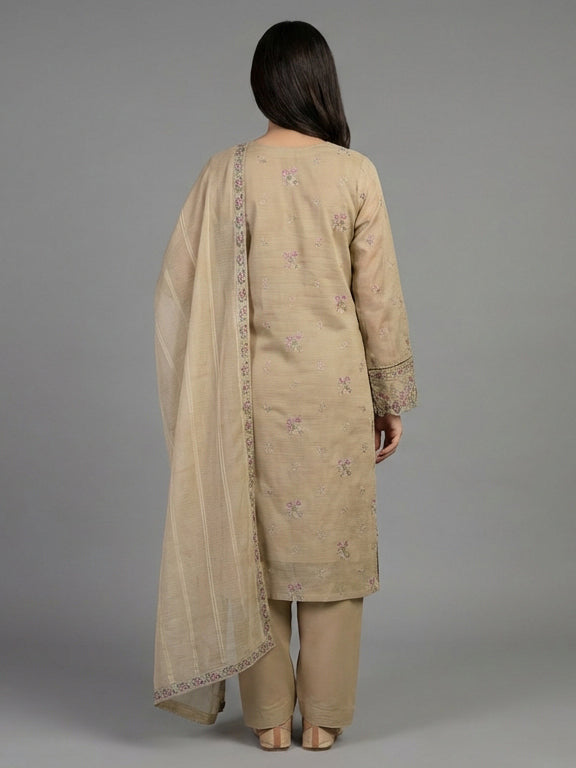 3 Piece - Embroidered Lawn Suit