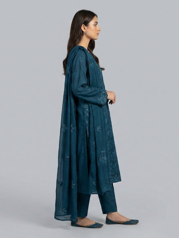 Embroidered Lawn 3 Piece