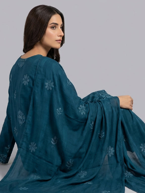 Embroidered Lawn 3 Piece