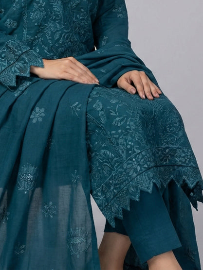 Embroidered Lawn 3 Piece