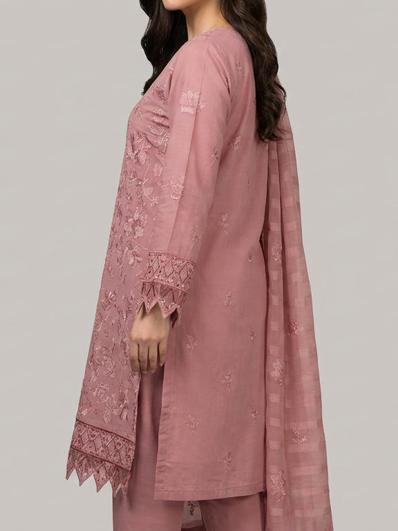 3 Piece - Embroidered Lawn Suit