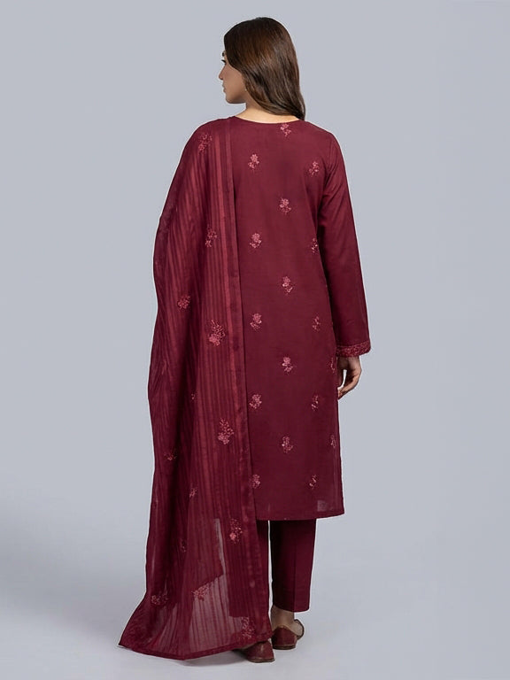 3 Piece - Embroidered Lawn Suit