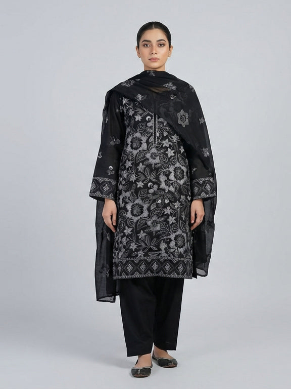 3 Piece - Embroidered Lawn Suit