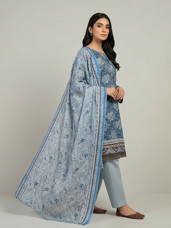 3 Piece - Printed Lawn Suit