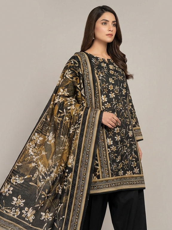 3 Piece - Printed Lawn Suit
