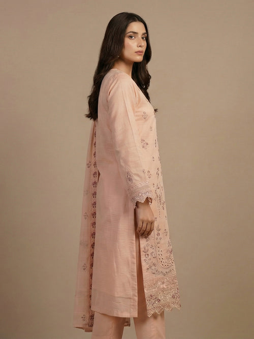 3 Piece - Embroidered Lawn Suit