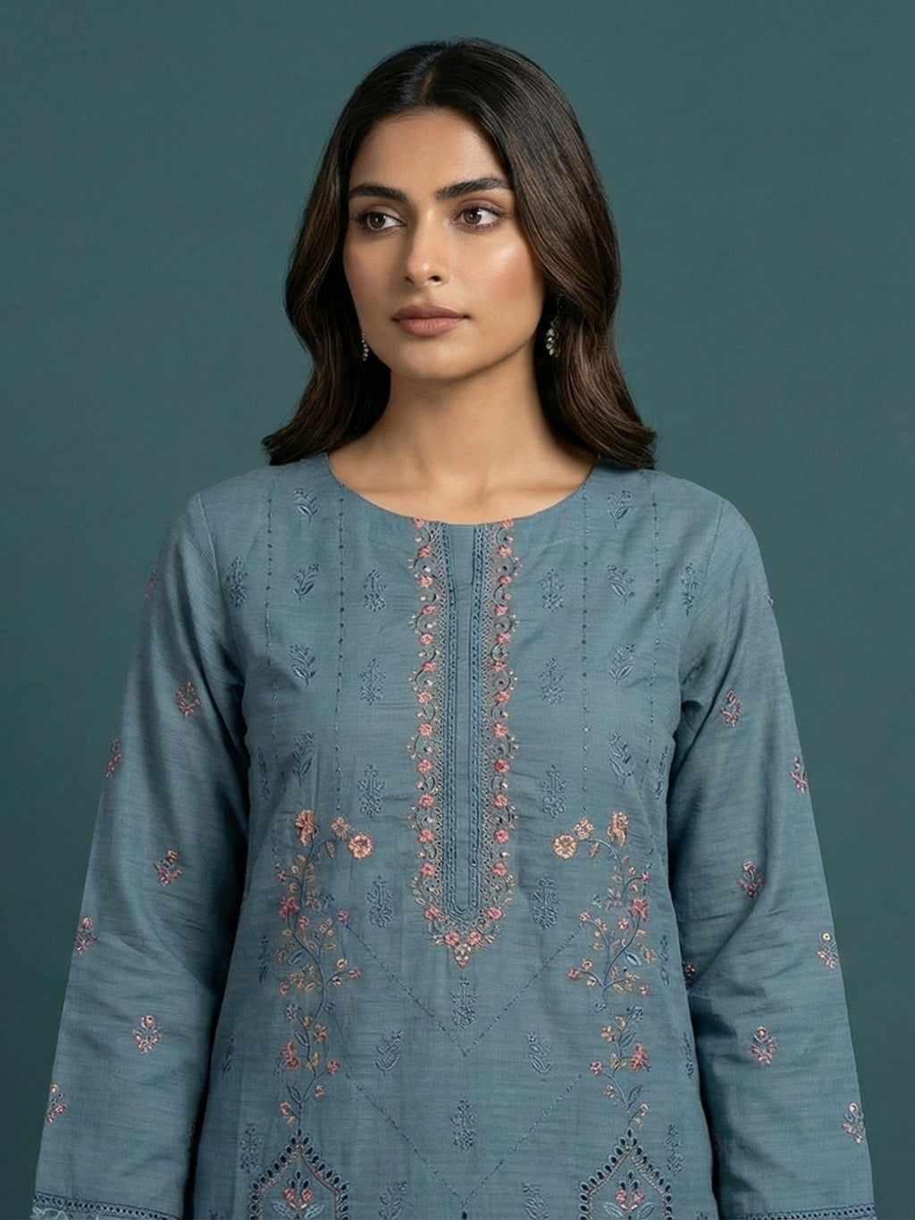 3 Piece - Embroidered Lawn Suit