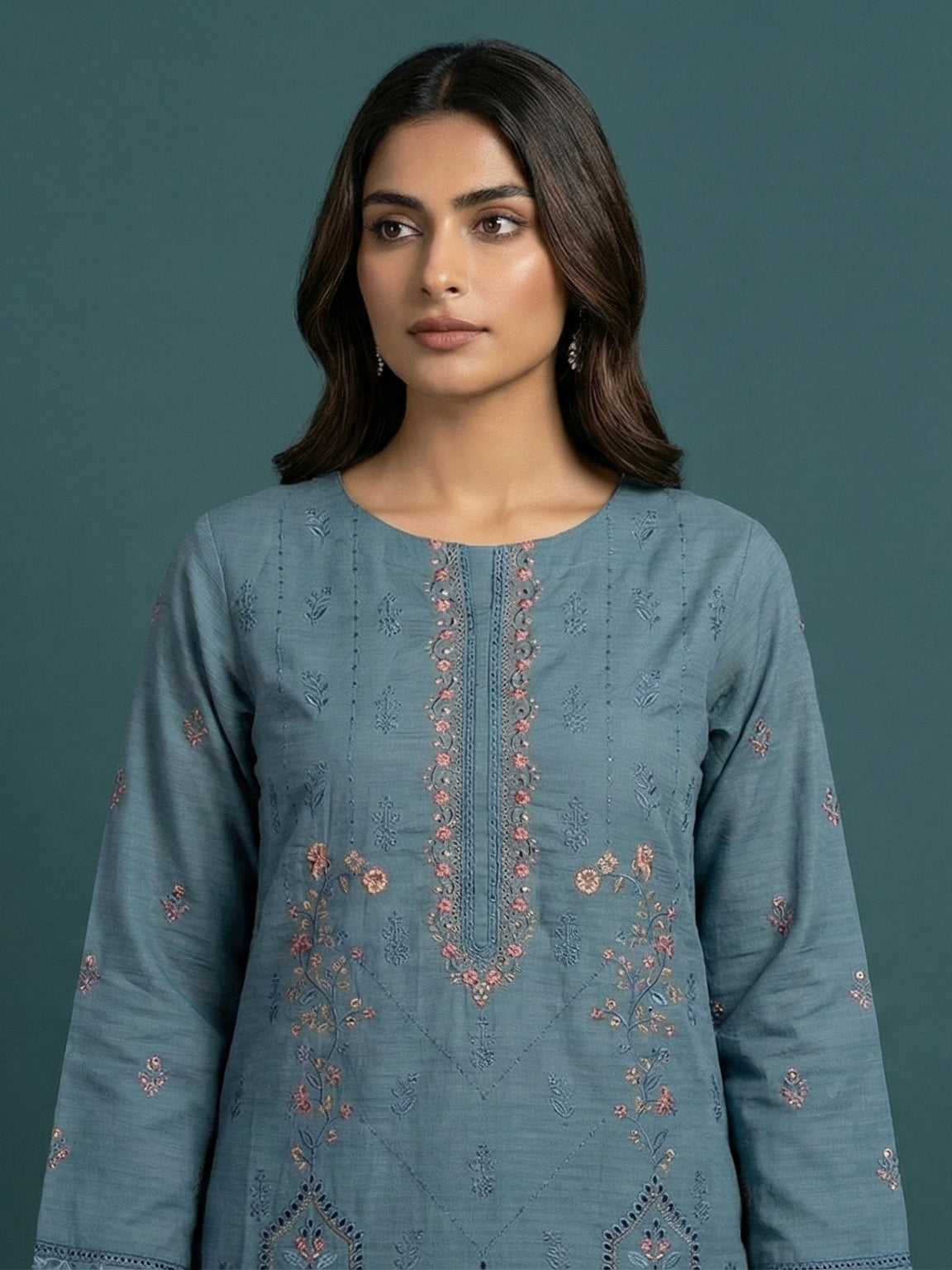 3 Piece - Embroidered Lawn Suit