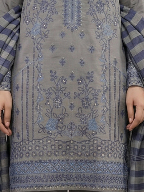 3 Piece - Embroidered Lawn Suit
