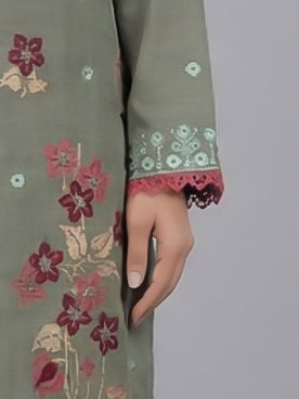3 Piece - Embroidered Lawn Suit