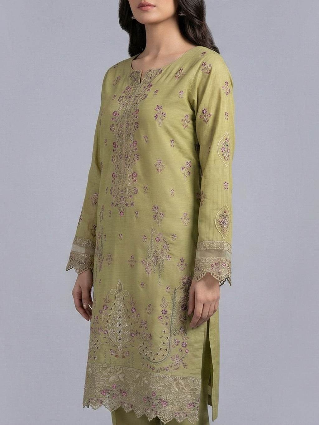 3 Piece - Embroidered Lawn Suit