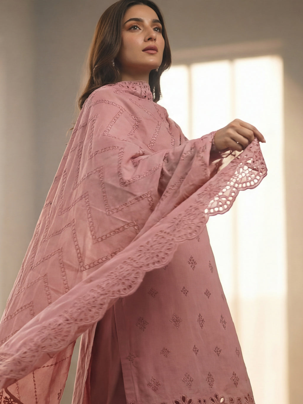 3 Piece - Embroidered Lawn Suit