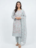 3 Piece - Embroidered Lawn Suit