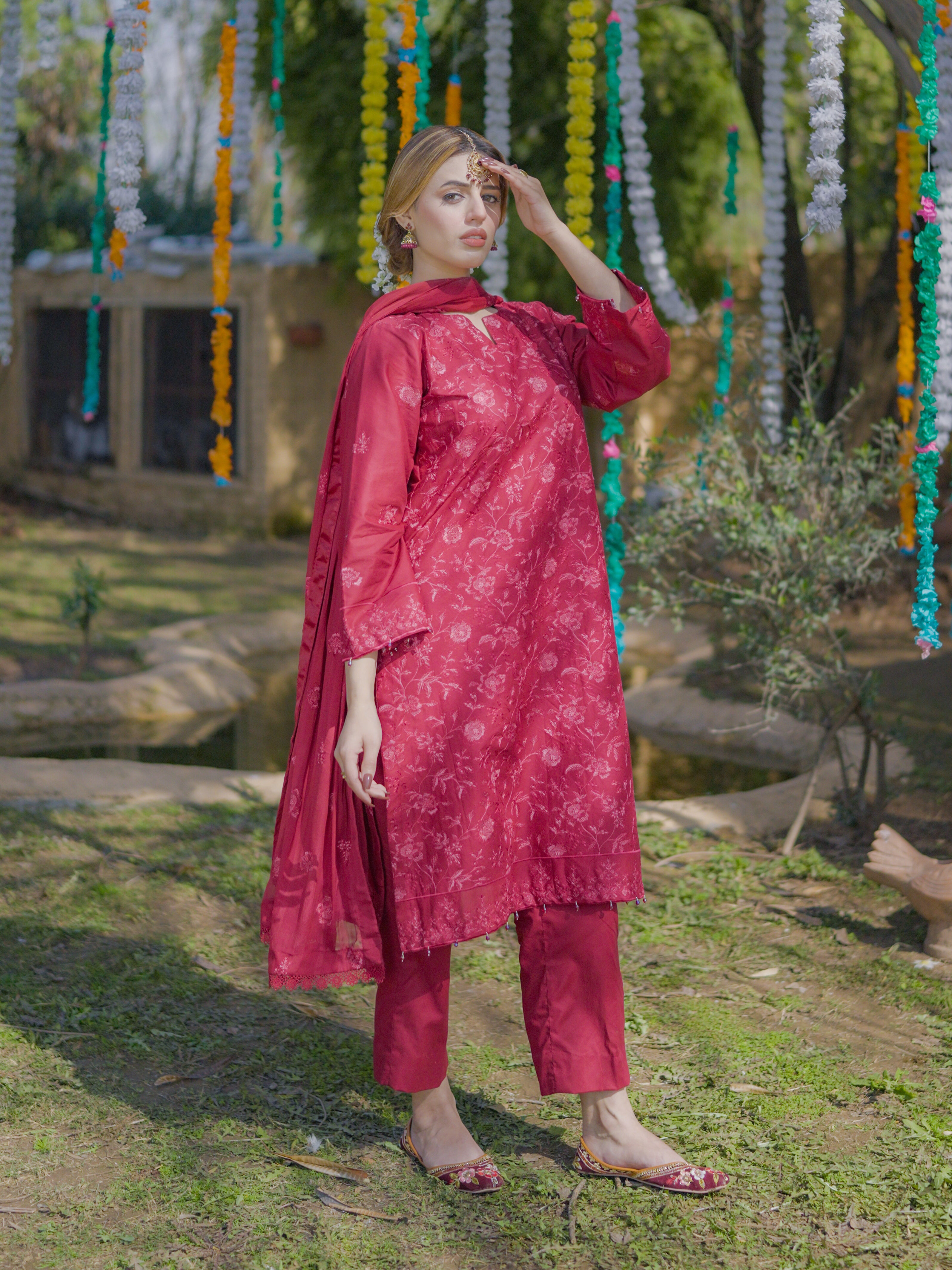 3 Piece - Embroidered Lawn Suit
