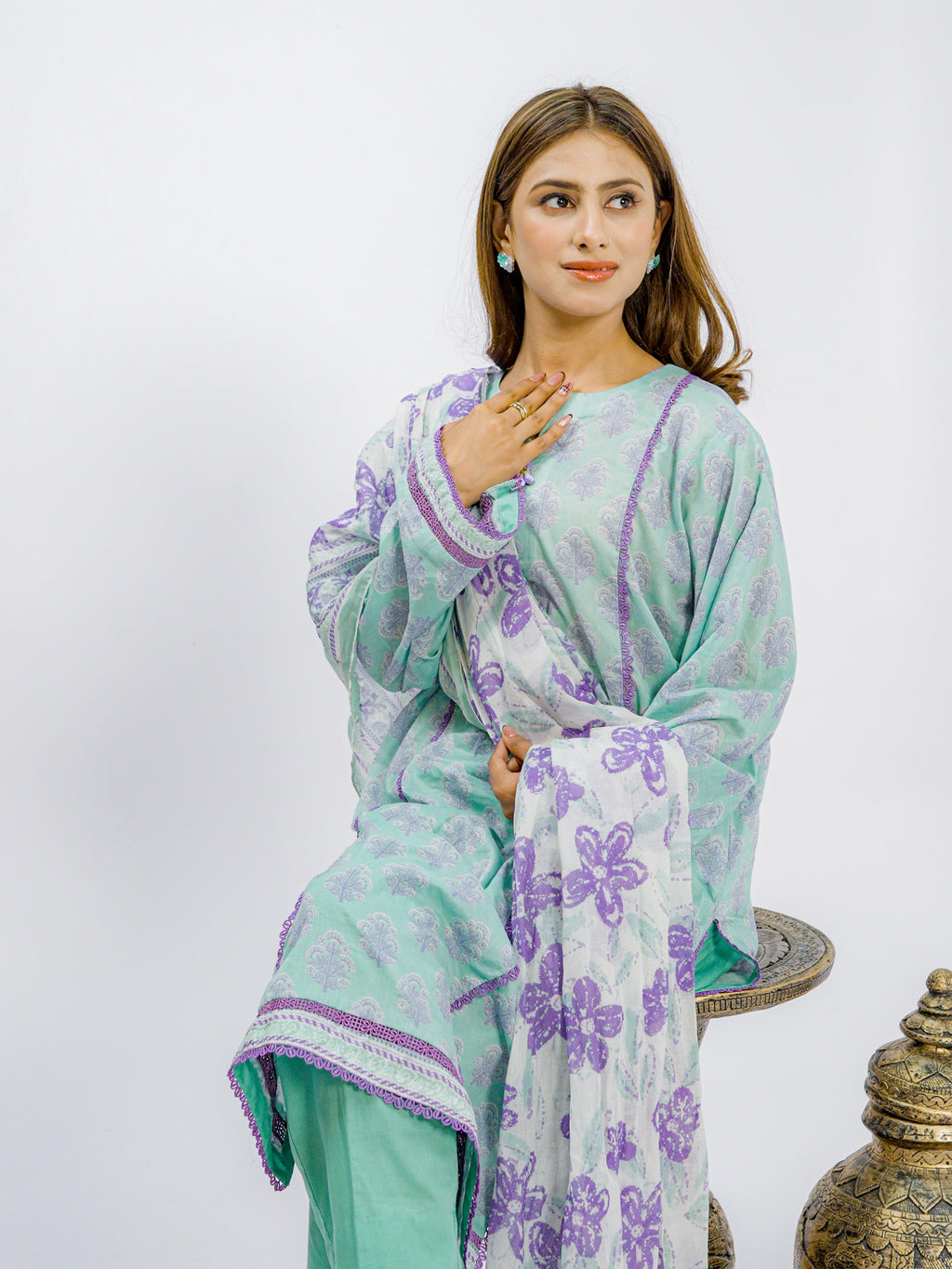 3 Piece - Printed Lawn Suit