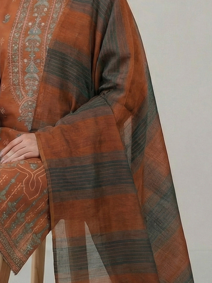 3 Piece - Embroidered Lawn Suit