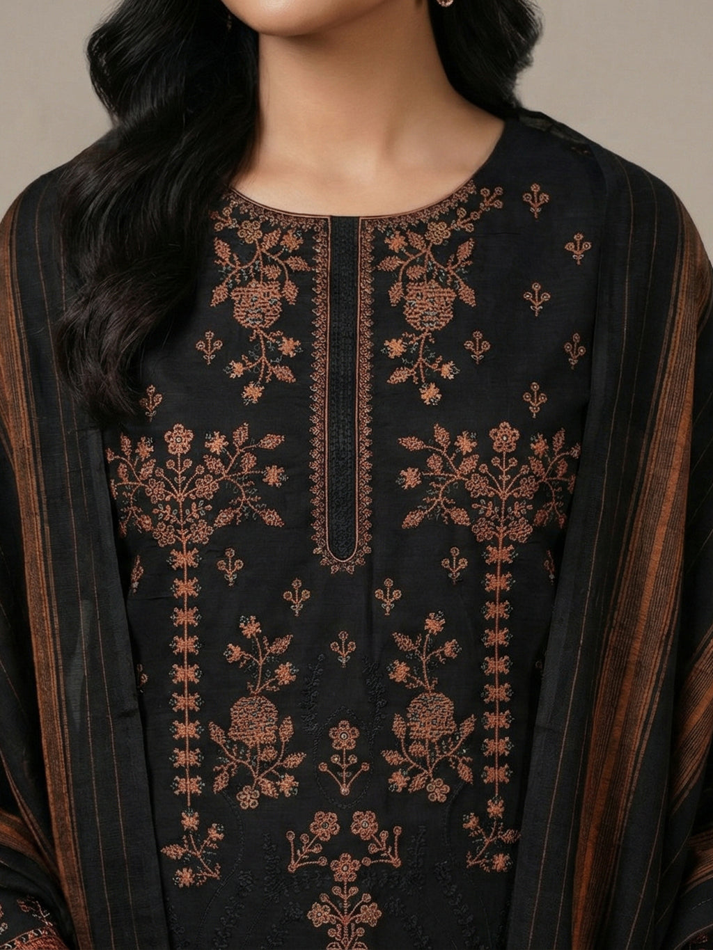 Embroidered Lawn 3 Piece