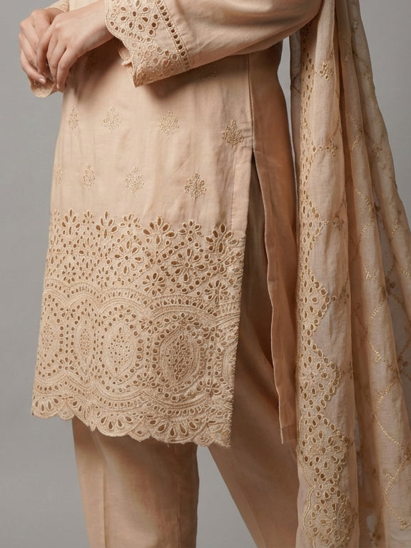 3 Piece - Embroidered Lawn Suit