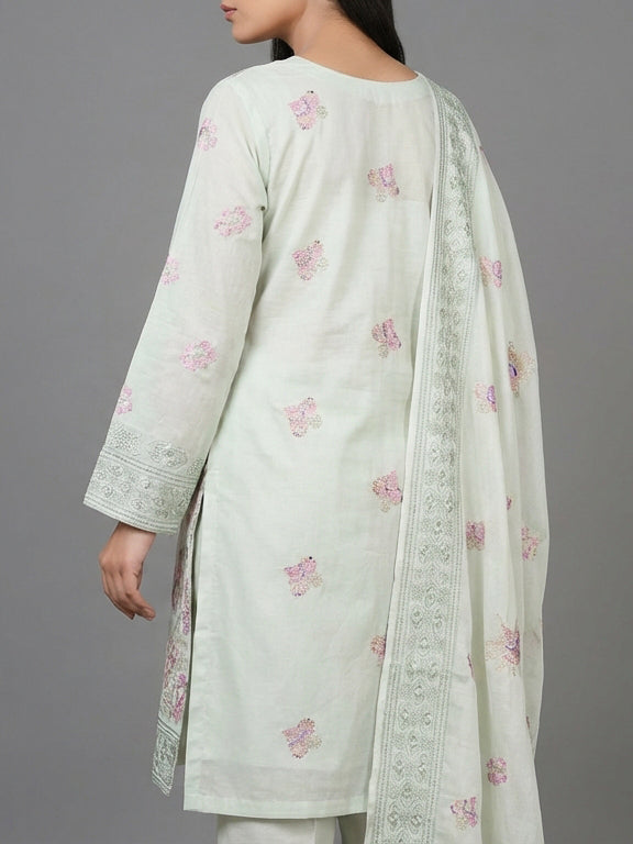 3 Piece - Embroidered Lawn Suit