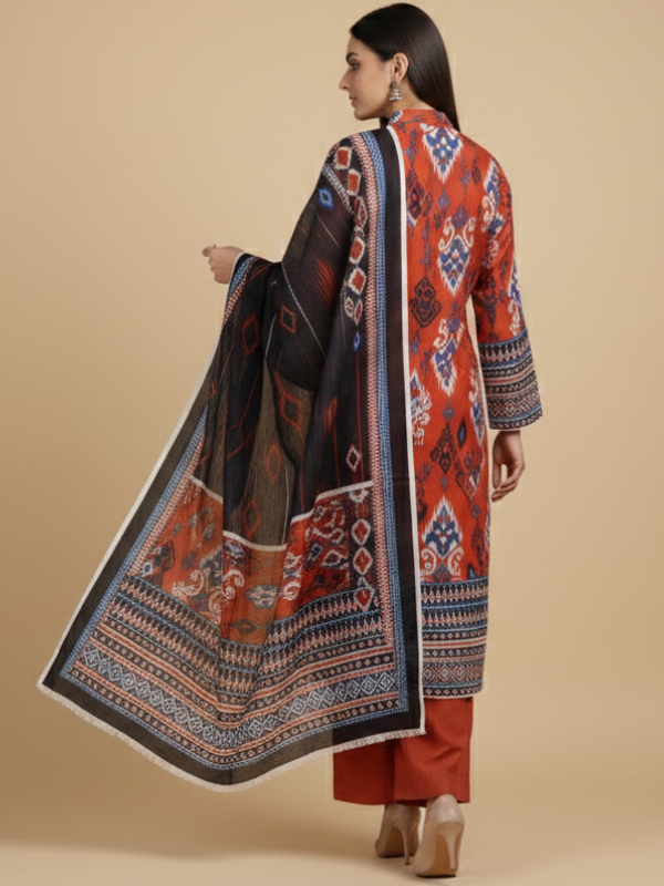 3 Piece - Printed Lawn Suit