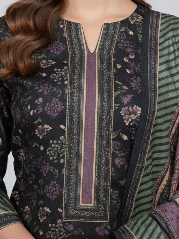 3 Piece - Printed Lawn Suit