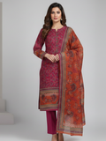 3 Piece - Printed Lawn Suit