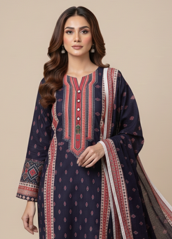 3 Piece - Printed Lawn Suit