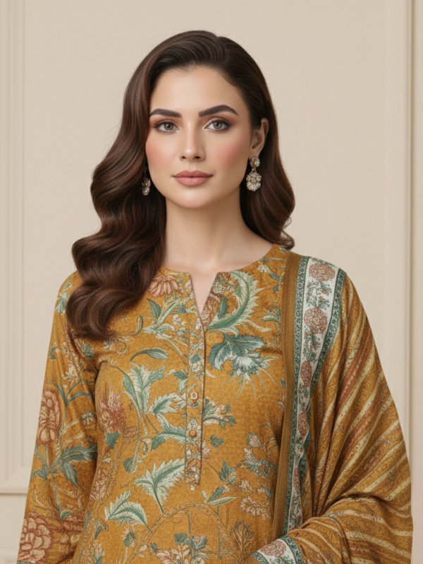 3 Piece - Printed Lawn Suit