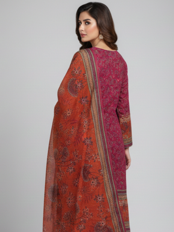 3 Piece - Printed Lawn Suit