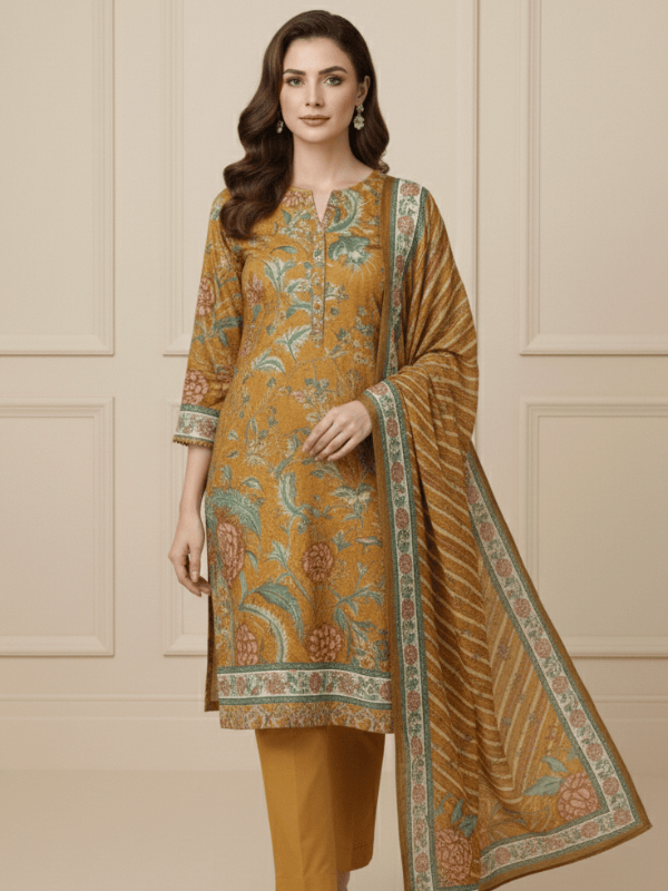 3 Piece - Printed Lawn Suit