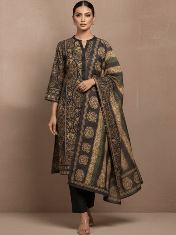 3 Piece - Printed Lawn Suit