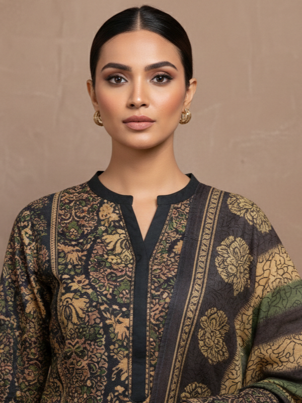 3 Piece - Printed Lawn Suit