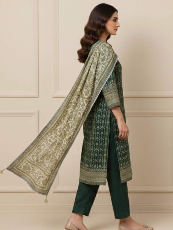 3 Piece - Printed Lawn Suit