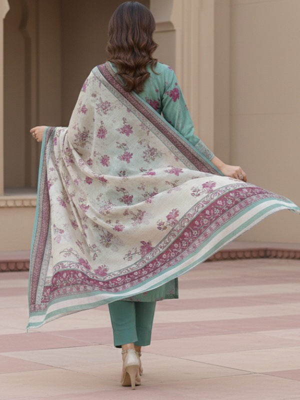 3 Piece - Printed Lawn Suit