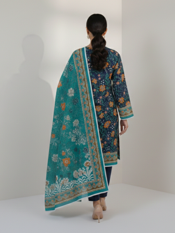 3 Piece - Printed Lawn Suit