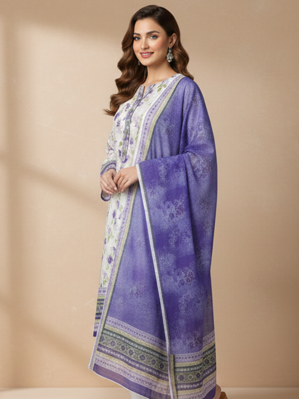Printed Lawn 3 Piece