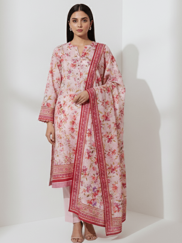 3 Piece - Printed Lawn Suit