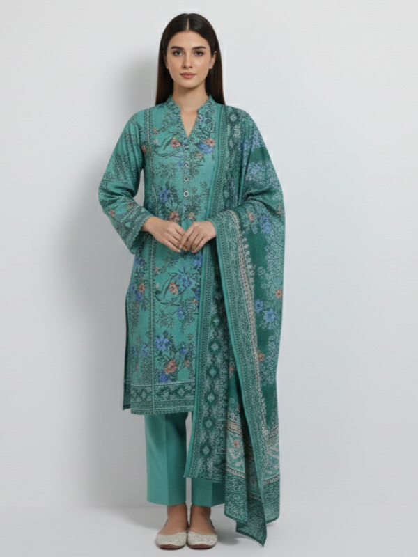 3 Piece - Printed Lawn Suit