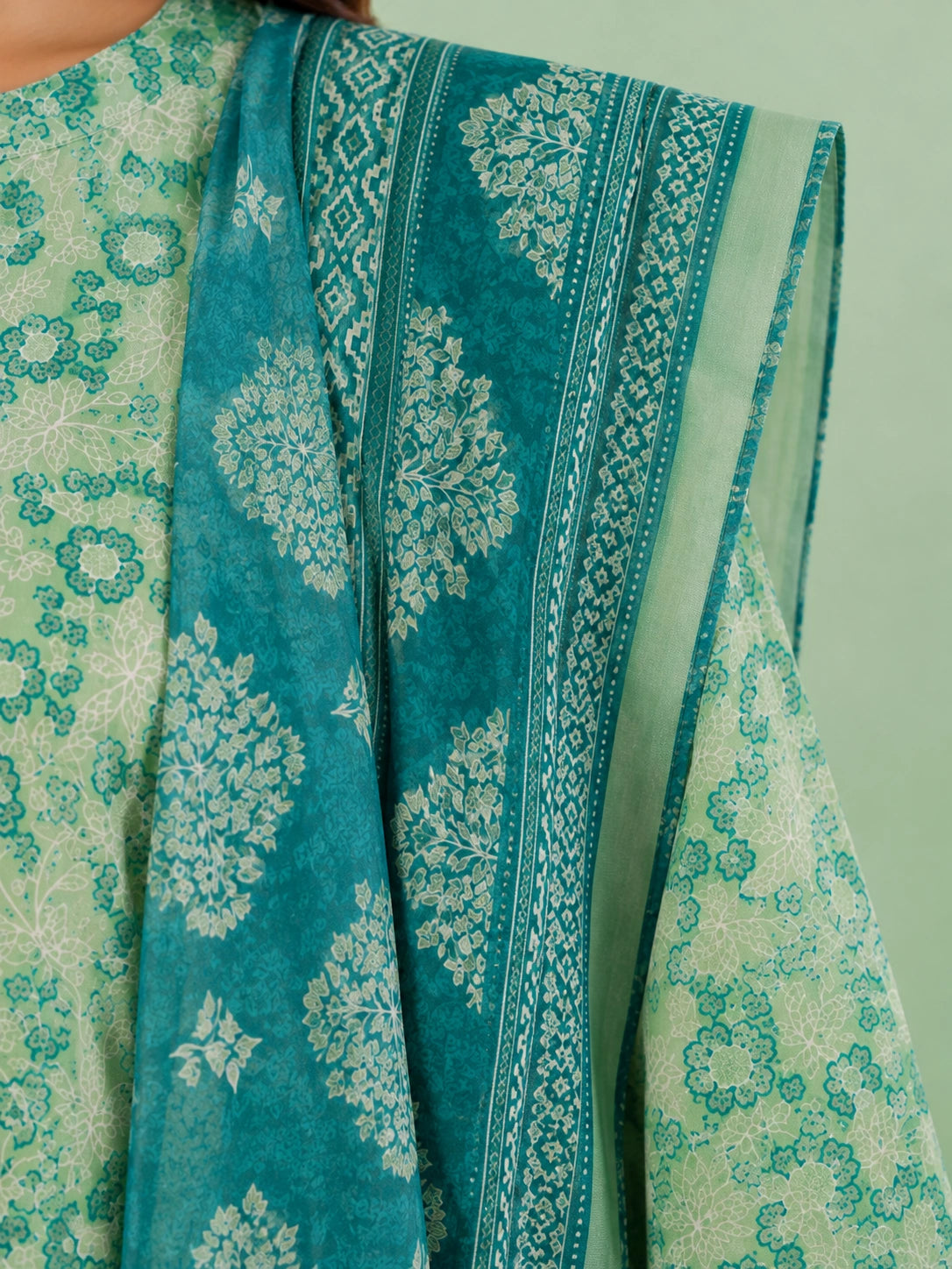 3 Piece - Printed Lawn Suit