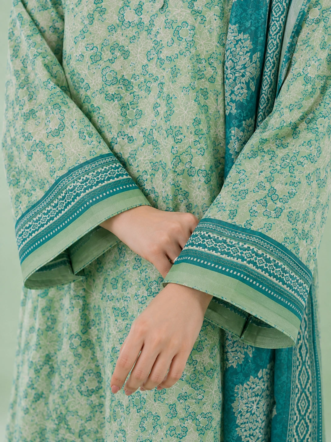 3 Piece - Printed Lawn Suit