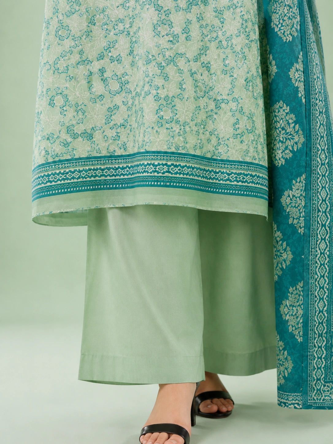 3 Piece - Printed Lawn Suit