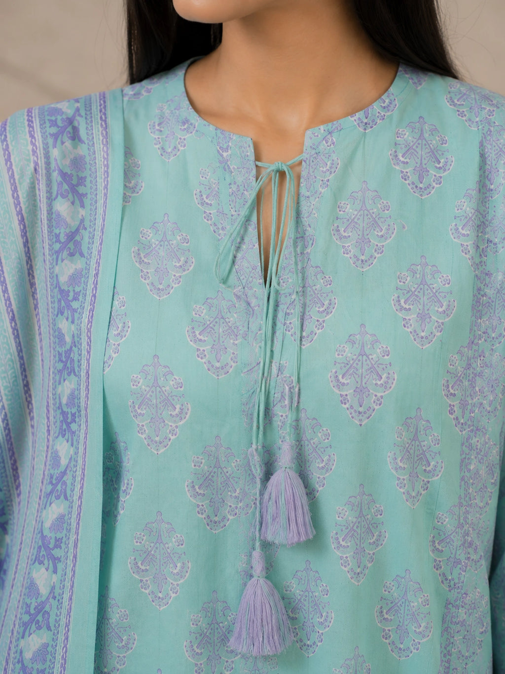 3 Piece - Printed Lawn Suit