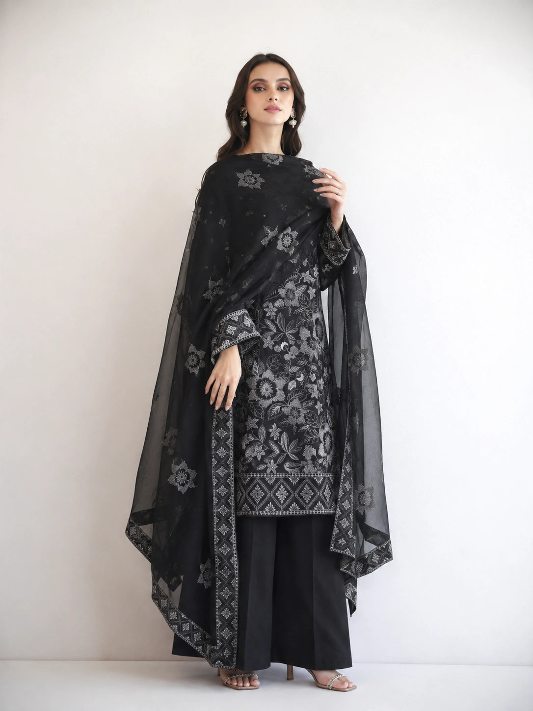 3 Piece - Embroidered Lawn Suit