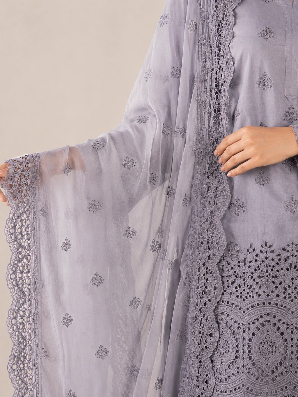 3 Piece - Embroidered Lawn Suit