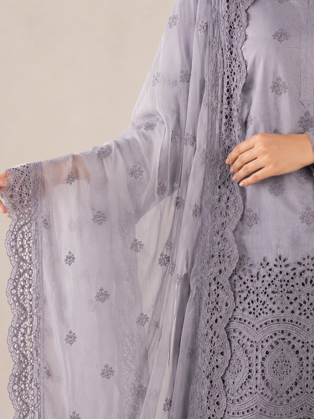 3 Piece - Embroidered Lawn Suit